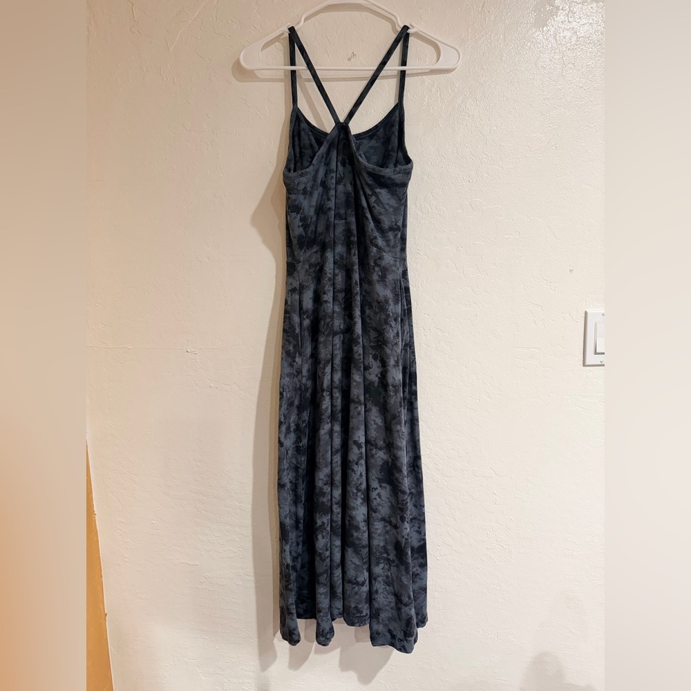 Pact Black and Gray Tie-Dye Maxi Dress size L - Picture 5 of 11